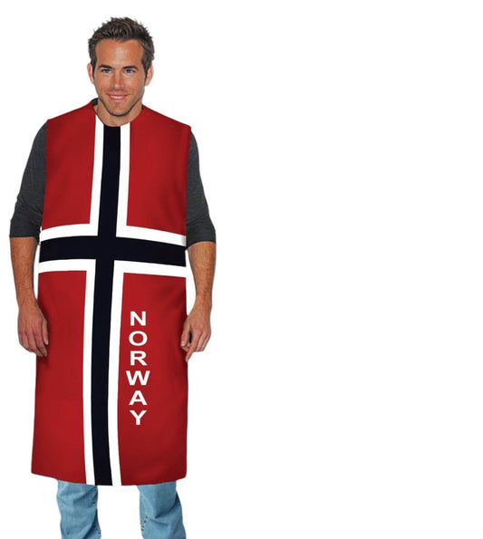 flagg poncho norge